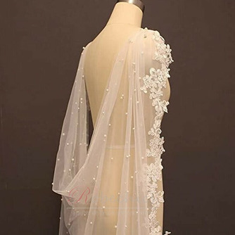 Robe de mariée nuptiale perle châle voile traînant châle en dentelle - Page 5