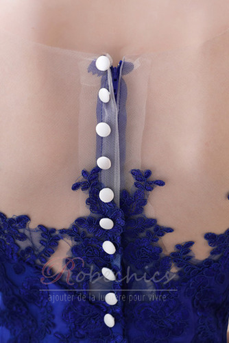 Robe de Soirée Tissu Dentelle Bouton Manche Aérienne Zip Sirène - Page 4