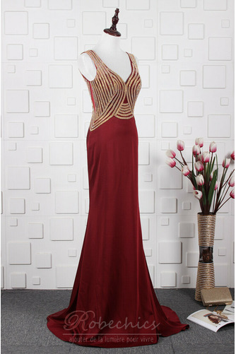 Robe de Soirée Chic Sans Manches Naturel taille Norme Longueur ras du Sol - Page 7