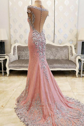 Robe de Soirée Naturel taille Gazer A-ligne Été Sans Manches Col en V Foncé - Page 2