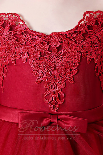 Robe Cortège Fille Epurée Tulle Médium Asymétrique Asymétrique - Page 5