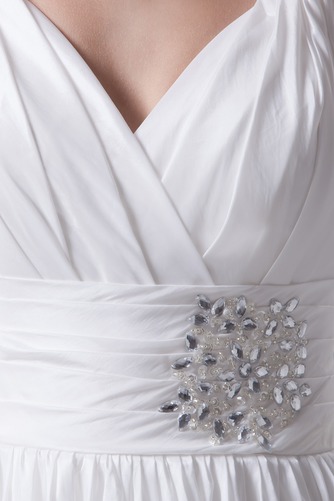 Robe de mariée Simple Plage Printemps Haut Bas Sans Manches Dos nu - Page 5
