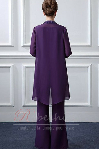 Robe de mère pantalon de costume Avec la veste Manche Longue Longueur Cheville - Page 3