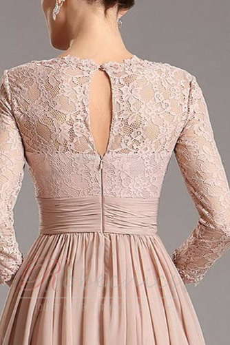 Robe de Soirée Informel a ligne Manquant Naturel taille Couvert de Dentelle - Page 3