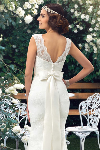 Robe de mariée Dos nu À la masse Naturel taille Chic Ruché Norme - Page 5