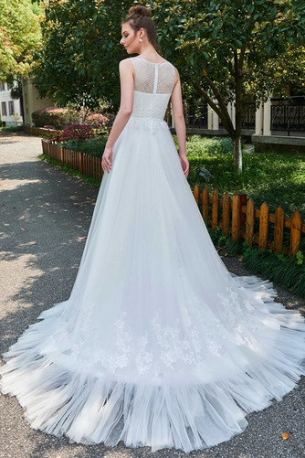 Robe de mariée Sans Manches De plein air Appliques Train de balayage - Page 3