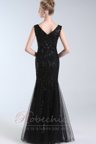 Robe de Soirée Elégant Zip Naturel taille Fourreau Pailleté Manquant - Page 2