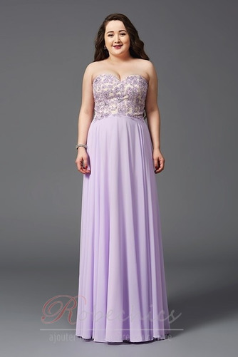 Robe de Soirée col coeur Sans Manches Longueur Cheville Au Drapée - Page 5