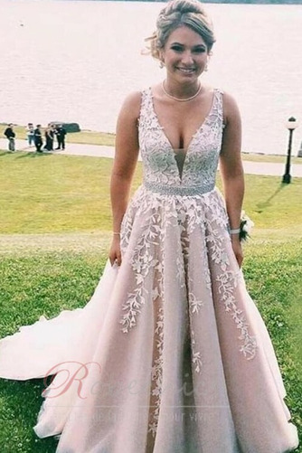 Robe de mariée Dos nu Perlé Col en V Fourreau Avec Bijoux Naturel taille - Page 5