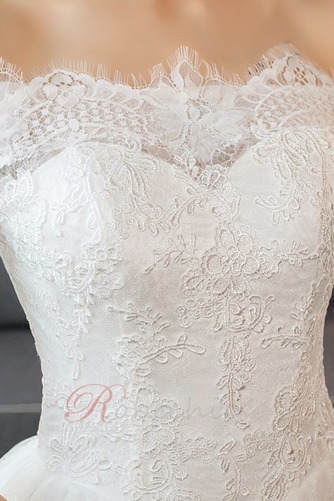 Robe de mariée Naturel taille Soie Jardin Formelle Dos nu Longue - Page 4