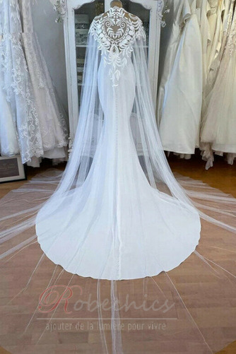 Robe de mariée Sans bretelles Traîne Courte Appliques Serré Naturel taille - Page 2