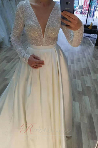 Robe de mariée Dentelle Zip Pittoresque Train de petit a ligne Naturel taille - Page 1