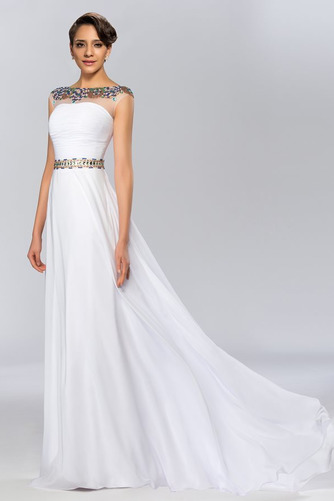 Robe de Soirée Fermeture éclair Manche Aérienne Haut Bas Manche Courte - Page 3