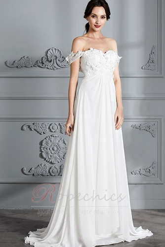 Robe de mariée Épaule Dégagée Jardin Longue taille haut Médium - Page 4