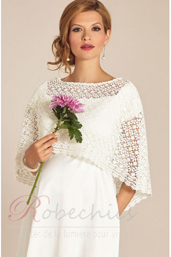 Robe de mariée Dentelle Sommaire Fermeture éclair Longueur Genou Empire - Page 3