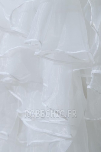 Robe de mariée Satin Élastique Taille chute Dramatique Asymétrique - Page 8