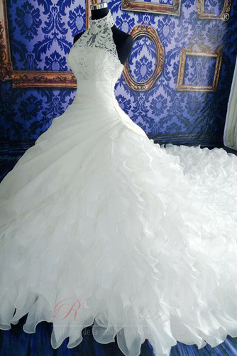 Robe de mariée Cristal A-ligne Zip Traîne Royal Automne Naturel taille - Page 3