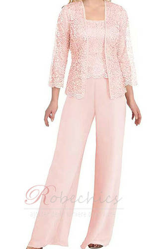Robe de mère pantalon de costume Longueur Cheville Tissu Dentelle Dentelle Sans Manches - Page 6