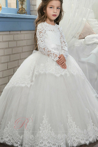 Robe Cortège Fille Tissu Dentelle Manche Aérienne Naturel taille Elégant - Page 6