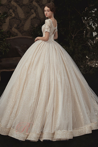 Robe de mariée Tulle Au Drapée À la masse Cérémonial Naturel taille - Page 2