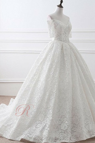 Robe de mariée Manche Courte Salle des fêtes Manche de T-shirt Naturel taille - Page 3
