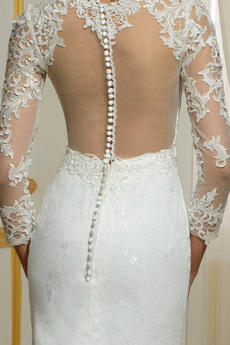 Robe de mariée Ruché Naturel taille Sans Manches Soie Gazer Sirène - Page 5