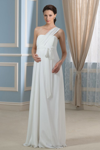 Robe de mariée Epurée Plus la taille Longueur ras du Sol Zip Empire - Page 1