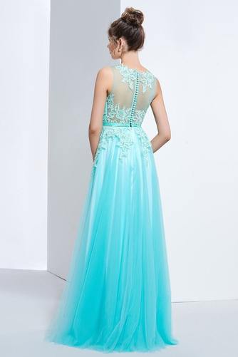 Robe de Bal Luxueux Dos nu Sans Manches Tulle aligne Été - Page 2