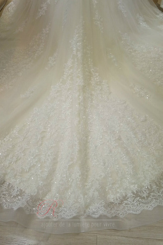 Robe de mariée Formelle Lacet Naturel taille Manche Courte Princesse - Page 5