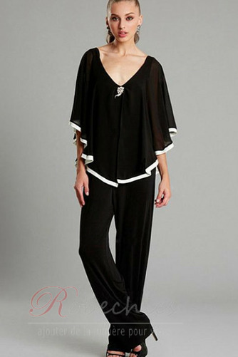 Robe de mère pantalon de costume Manche Lâche Automne Chiffon - Page 1
