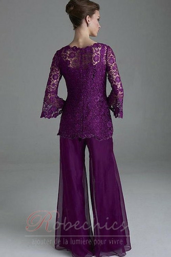 Robe de mère pantalon de costume 1/2 Manche Automne Col ras du Cou - Page 2