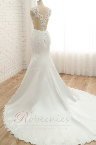 Robe de mariée Formelle Gazer Naturel taille Train de balayage - Page 4