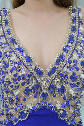 Robe de Bal Dos nu Fourreau Corsage Avec Bijoux Col en V Perlé - Page 6