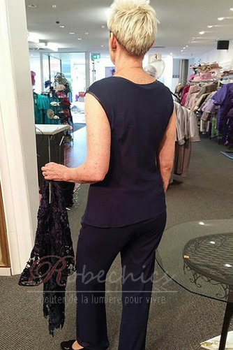 Robe de mère pantalon de costume Classique Longueur Cheville Dentelle - Page 2