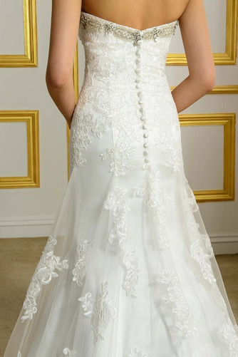 Robe de mariée Automne Petites Tailles Elégant Sans Manches A-ligne - Page 4