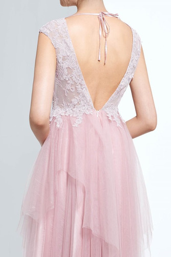 Robe de Bal Dos nu Automne Tulle Chic Asymétrique Sans Manches - Page 5