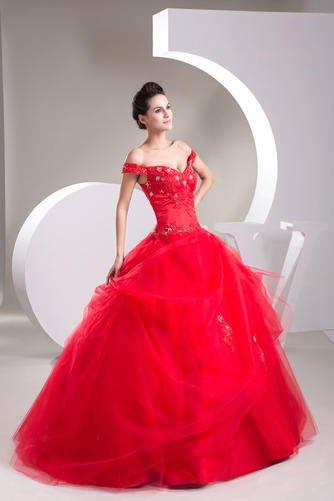 Robe de Bal Princesse Manche Courte Mancheron Appliques Norme - Page 3