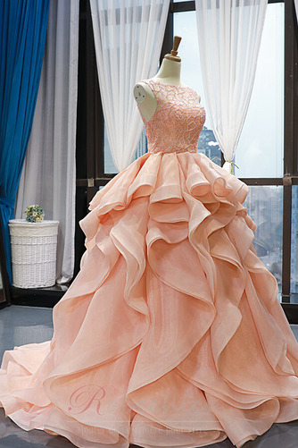 Robe de mariée Sans Manches A-ligne Organza Eglise Manquant Printemps - Page 9
