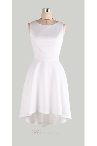 Robe de Cocktail Pittoresque Satin Naturel taille Asymétrique - Page 3