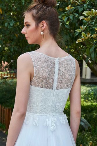 Robe de mariée Sans Manches De plein air Appliques Train de balayage - Page 5