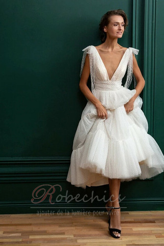 Robe de mariée Dos nu Été Tulle Luxueux Poire A-ligne - Page 3