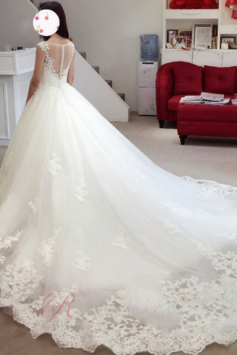 Robe de mariée Formelle Naturel taille Tissu Dentelle Norme Salle - Page 2