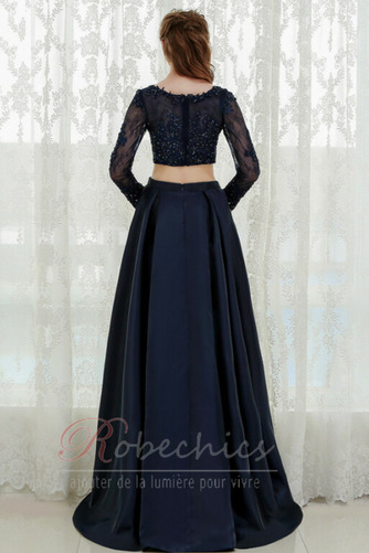 Robe de Bal Fermeture éclair À la masse A-ligne Manche Longue - Page 2