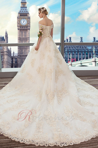 Robe de mariée Lacet Tissu Dentelle Broderie Formelle Salle Médium - Page 2