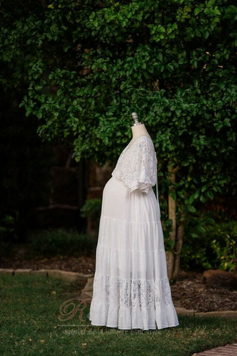 Robe de mariée Empire Grossesse Printemps Longueur ras du Sol Jardin - Page 8