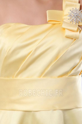 Robe Demoiselle d'Honneur Satin Élastique aligne Sans Manches - Page 8