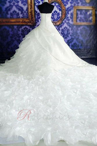 Robe de mariée Cristal A-ligne Zip Traîne Royal Automne Naturel taille - Page 4