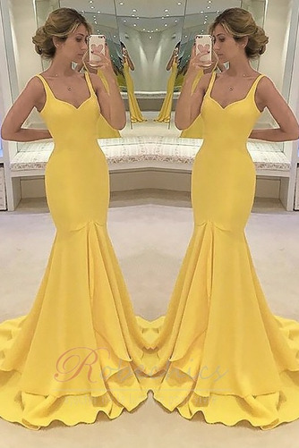 Robe de Soirée Sirène Zip Soie Norme Luxueux Automne - Page 1