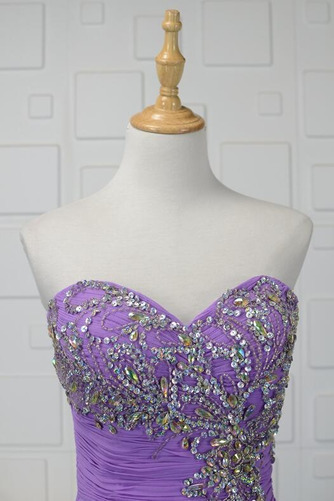 Robe de Bal Cristal Naturel taille Train de balayage Chiffon Rectangulaire - Page 4