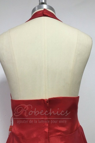 Robe de Bal Simple Été Naturel taille Col en V Sans Manches A-ligne - Page 3